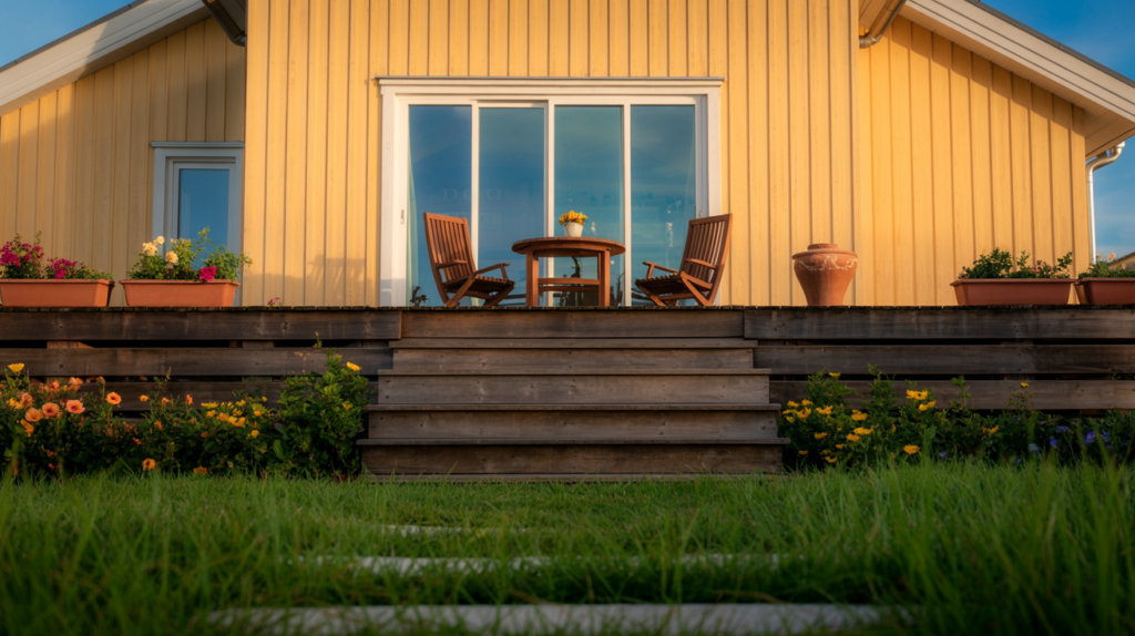 a butter yellow wooden house with white GSZAGnLlTW YGbF wvipvA pb5oVrSpTJKVr0FfIrz mg cover hd