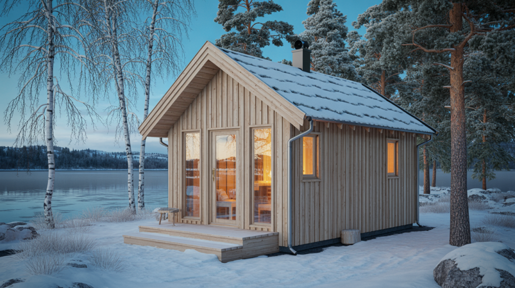 sauna winter