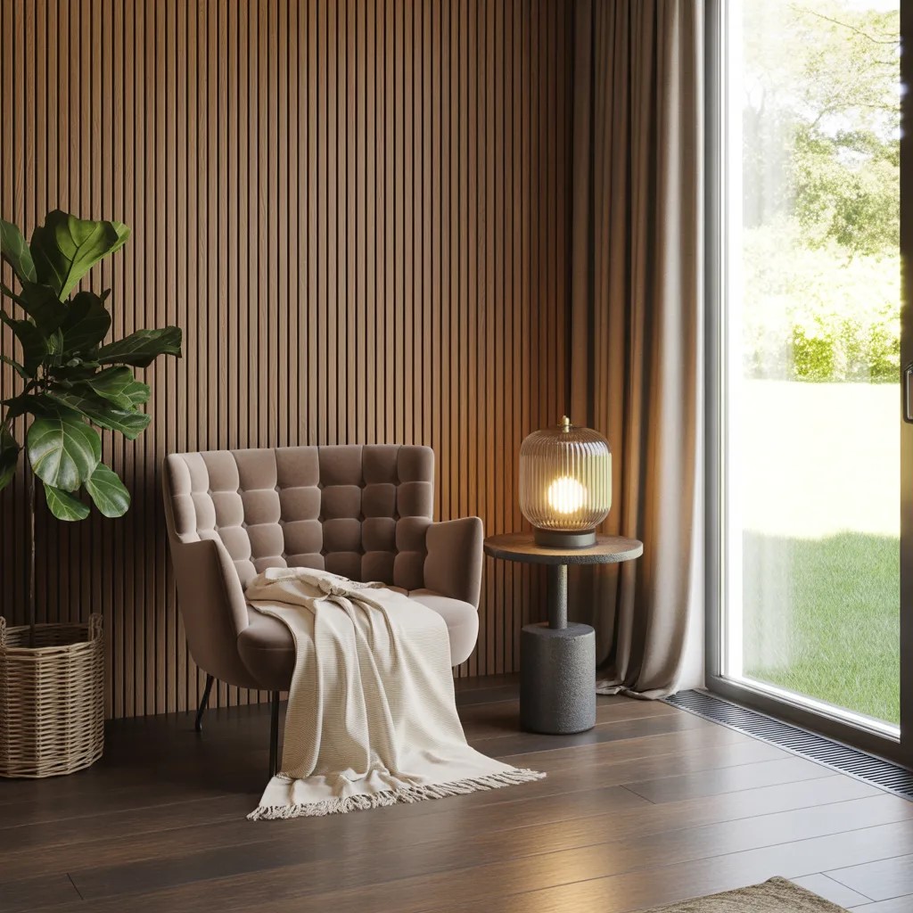 montera akustikpanel ribbvagg lamellvagg